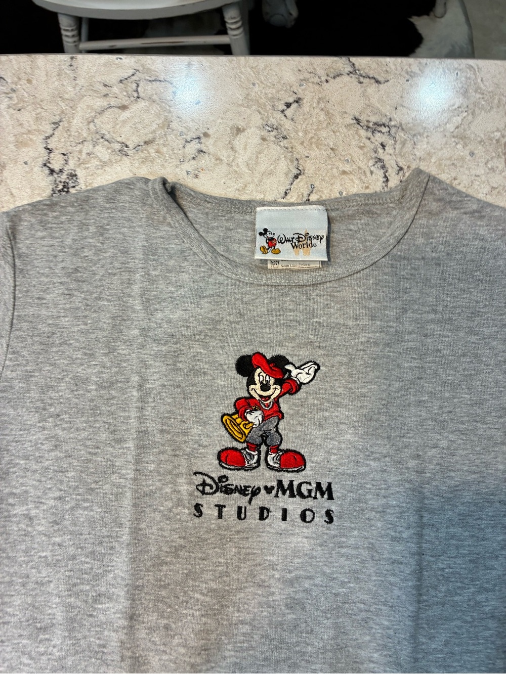 Disney MGM Studios Medium Gray Mickey Mouse T-Shirt